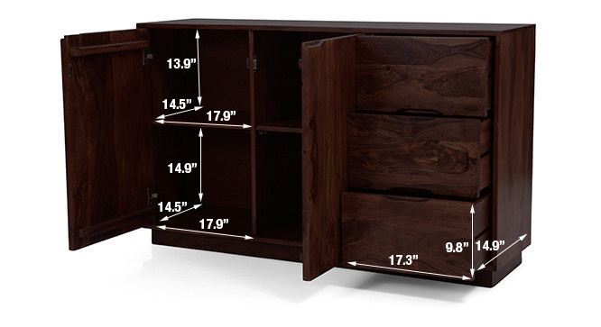 Zebronic Sideboard(Mahogany)